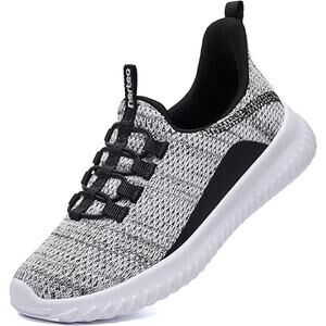 Kids Slip On Running Shoes Boys Girls Lightweight Breathable Sneakers Sz 4